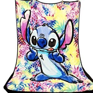Disney Lilo and Stitch Fleece Throw Blanket 44x56 Movie Kids Bedding